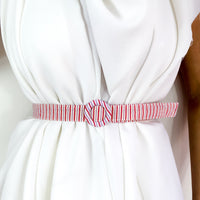 70s vintage striped waist belt 💌 FREE SHIPPING